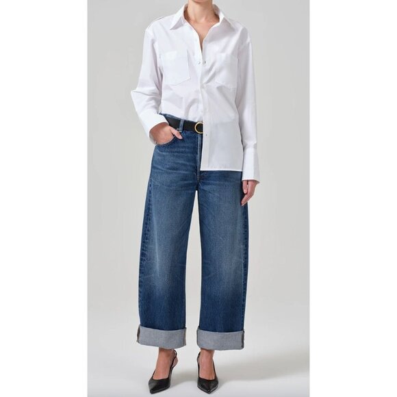 Citizens of Humanity Ayla Baggy Blue Jeans Size 23 in Claremont - Picture 1 of 8